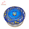 "Слава Україні" Дерев'яний бокс з солодощами №101/64, 1 кг (21х21х9 см)