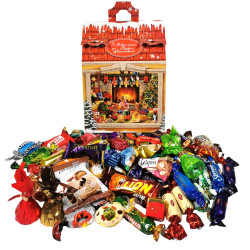 Подарунок №7 Шоколадний "Шоколадний скарб", 650г