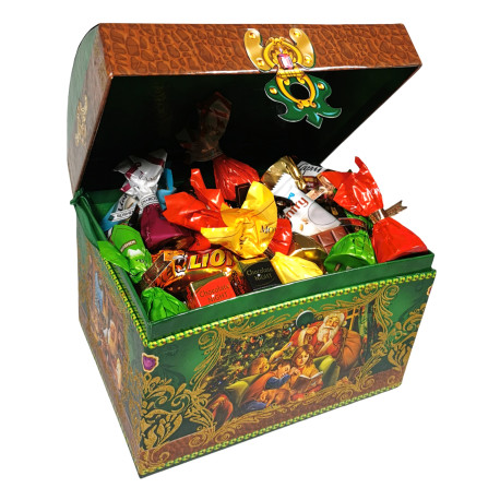Подарунок №26 "Скриня солодких скарбів", 1,4кг