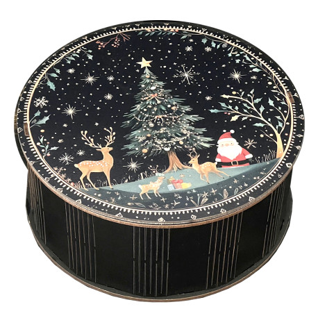 Подарунок №30/5 “Новорічна магія” 1 кг (21х21х9 см, у дерев'яній коробці)