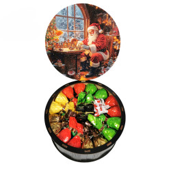 Подарунок №30/6 “Солодка ніч перед Різдвом” 1 кг (21х21х9 см, у дерев'яній коробці)