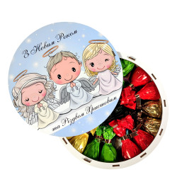 Подарунок №30/9 “Дарунок з небес” 1 кг (21х21х9 см, у дерев'яній коробці)