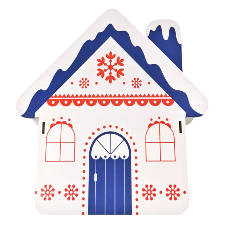 Подарунок №33/1 “Будиночок солодощів” 460г (27х25х9см, у дерев'яній коробці)