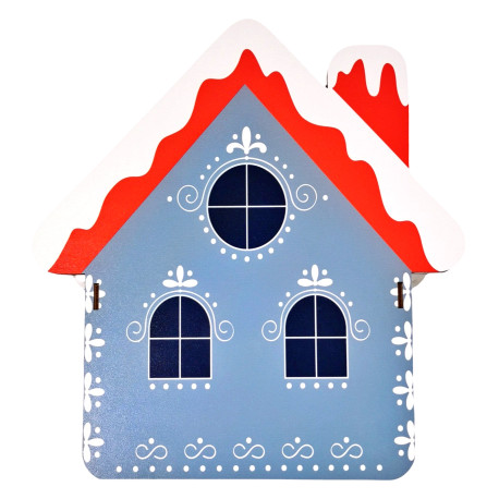 Подарунок №33/2 “Різдвяний будиночок” 880г (27х25х9см, у дерев'яній коробці)