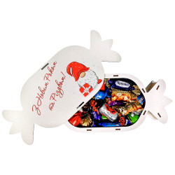 Подарунок №34/1 Цукерка “Гномик” 520г (30х12,5х6 см, у дерев'яній коробці)