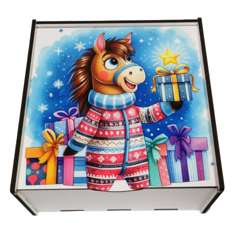 Подарунок №38/5 “Магія єдинорога” 1кг (20х20х9см, у дерев'яній коробці)