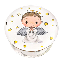 Подарунок №43-1 Milkа & Kinder “Подарунок для чемпіона" 860г (21х21х9 см, у дерев'яній коробці)