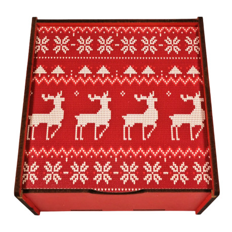 Подарунок №46/6 Kinder “Ласунчик” 450г (15х15х7 см, у дерев'яній коробці)