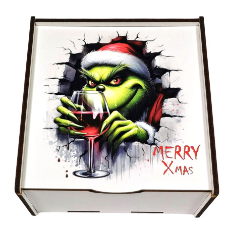 Подарунок №46/12 Kinder “Ласунчик” 450г (15х15х7 см, у дерев'яній коробці)