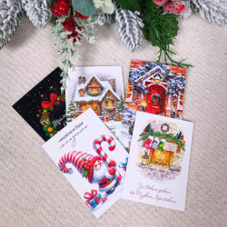 Новорічна листівка в асортименті