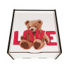 "LOVE" Дерев'яний бокс з солодощами №103/06, 530 г, (15х15х8 см)