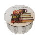 "Найкращій вчительці" Дерев’яний бокс з солодощами №101/73 , 1 кг, (21х21х9 см)