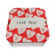 "Love you" Дерев'яний бокс з солодощами №105/01, 380 г (15х15х5см)