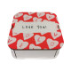 "Love you" Дерев'яний бокс з солодощами №105/01, 380 г (15х15х5см)
