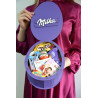 "Сюрприз Milka" Дерев’яний бокс з солодощами №116, 0,8 кг, (25х20х8 см)