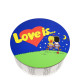"Love is..." Дерев'яний бокс з солодощами №101/49 , 1 кг (21х21х9 см)