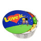 "Love is..." Дерев'яний бокс з солодощами №101/49 , 1 кг (21х21х9 см)
