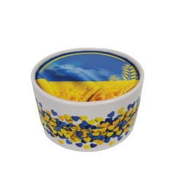 "Українське поле" Картонний  бокс з солодощами №148/1, 0,37 кг, (15,5х8,5х15,5 см)