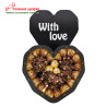 "With love" Дерев’яний бокс з солодощами №112, 1 кг, (23х21х8 см)